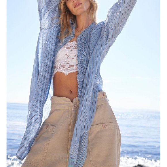 🎉LAST CHANCE🎉 FREE PEOPLE FP One Athena Bralette / White - Picture 6 of 8